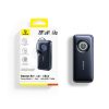 Powerbank 20000mAh 67W ar ievelkamu USB-C kabeli - melns