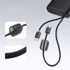 Powerbank 25000mAh 145W ar displeju un iebūvētiem USB-C kabeļiem - melns