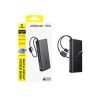 Powerbank 25000mAh 145W ar displeju un iebūvētiem USB-C kabeļiem - melns