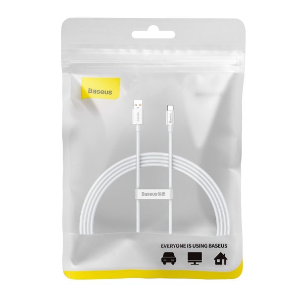 Superior Series 100W USB-A - USB-C kabelis 1,5 m - balts