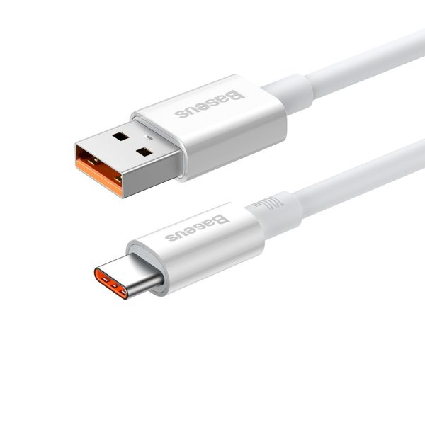 Superior Series 100W USB-A - USB-C kabelis 1,5 m - balts