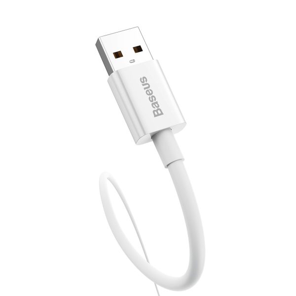 Superior Series 100W USB-A - USB-C kabelis 1,5 m - balts