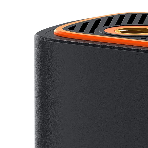 Ar akumulatoru darbināms kompresors, riepu pumpis ar displeju, 50 W, 4000 mAh - melns