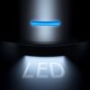 USB-A USB-C automašīnas lādētājs ar ievelkamu USB-C kabeli 60W - melns