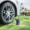 150 PSI automašīnas kompresora sūknis ar 12 V barošanas bloku - tumši pelēks