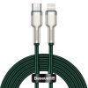 1033464-1-kabel-przewod-usb-c-iphone-lightning-zielony-baseus-hurtownia-dropshipping.jpg Cafule PD 20W 2m USB-C uz iPhone Lightning kabelis ar metāla uzgaļiem - zaļš