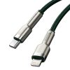 1033464-4-kabel-przewod-usb-c-iphone-lightning-zielony-baseus-hurtownia-dropshipping.jpg Cafule PD 20W 2m USB-C uz iPhone Lightning kabelis ar metāla uzgaļiem - zaļš