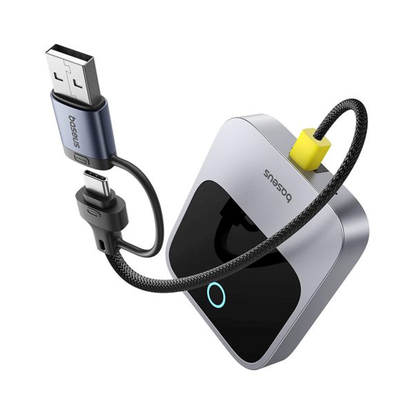 Bezvadu adapteris Apple CarPlay Bluetooth — pelēks