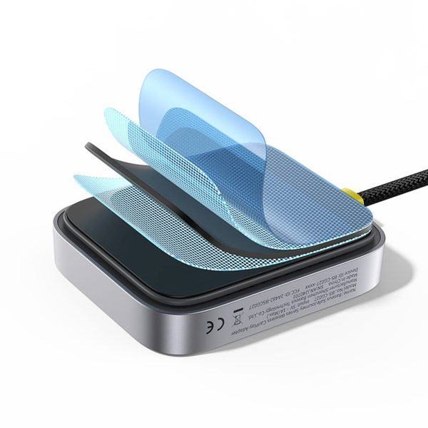 Bezvadu adapteris Apple CarPlay Bluetooth — pelēks
