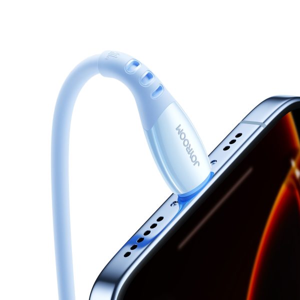 USB-C kabelis - iPhone Lightning Vibrant Series 30W 1.2m - Zils
