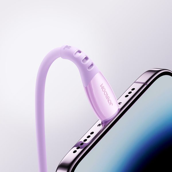 USB-C kabelis - iPhone Lightning Vibrant Series 30W 1.2m - Violets