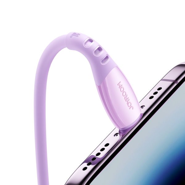 USB-C kabelis - iPhone Lightning Vibrant Series 30W 1.2m - Violets