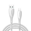 USB-A kabelis - iPhone Lightning Vibrant Series 3A 1.2m - Balts