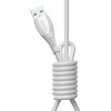 USB-A kabelis - iPhone Lightning Vibrant Series 3A 1.2m - Balts
