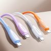 USB-A kabelis - iPhone Lightning Vibrant Series 3A 1.2m - Oranžs
