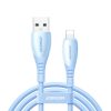 USB-A kabelis - iPhone Lightning Vibrant Series 3A 1.2m - Zils