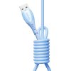 USB-A kabelis - iPhone Lightning Vibrant Series 3A 1.2m - Zils