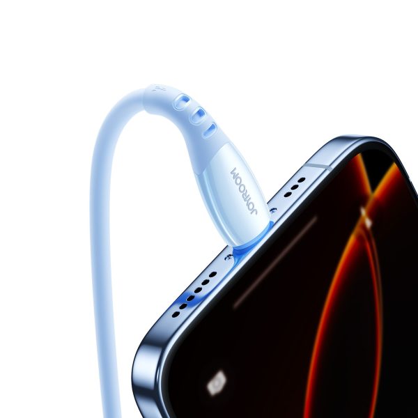 USB-A kabelis - iPhone Lightning Vibrant Series 3A 1.2m - Zils
