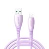 USB-A kabelis - iPhone Lightning Vibrant Series 3A 1.2m - Violets