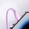 USB-A kabelis - iPhone Lightning Vibrant Series 3A 1.2m - Violets