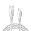Vibrant Series 3A USB-A - USB-C kabelis 1.2m - balts