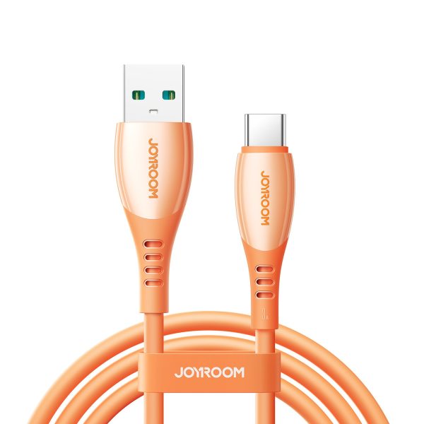 Vibrant Series 3A USB-A - USB-C kabelis 1.2m - oranžs