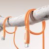 Vibrant Series 3A USB-A - USB-C kabelis 1.2m - oranžs