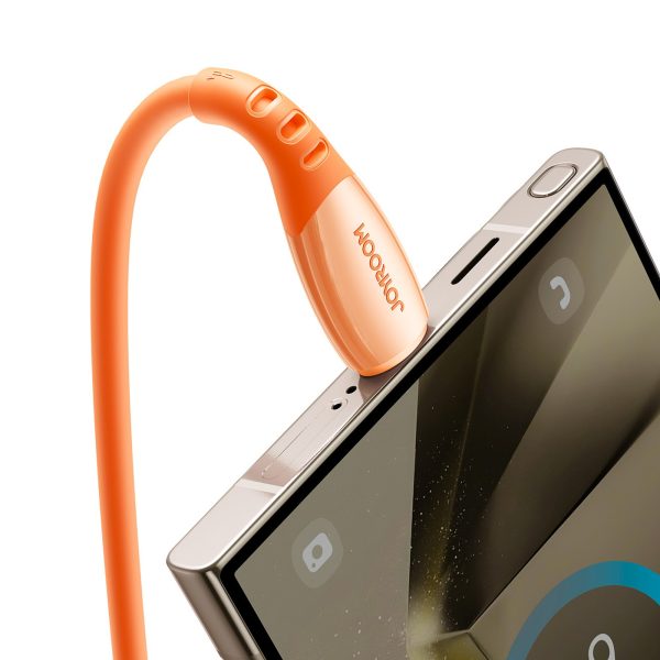 Vibrant Series 3A USB-A - USB-C kabelis 1.2m - oranžs