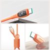 Vibrant Series 3A USB-A - USB-C kabelis 1.2m - oranžs