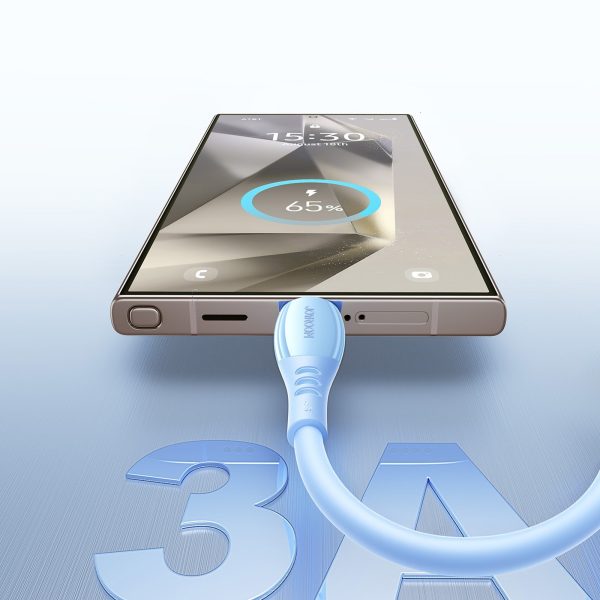 Vibrant Series 3A USB-A - USB-C kabelis 1.2m - zils
