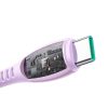 Vibrant Series 3A USB-A - USB-C kabelis 1.2m - violets