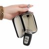 RFID pretaizdzīšanas automašīnas atslēgu maciņš ar Faraday būri - melns