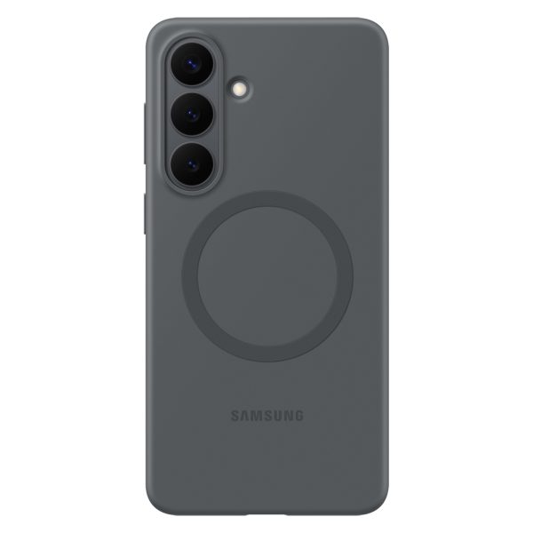 Samsung Galaxy S26 Samsung silikona maciņš ar magnētisku vāciņu MagSafe - melns