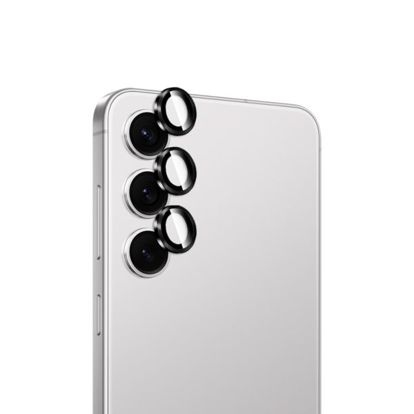 Rūdīts stikls aizmugurējai kamerai Samsung Galaxy S26/S26 Plus tālrunim - ar melnu rāmi