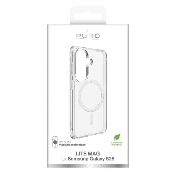 Samsung Galaxy S26 LITE MAG MagSafe vāciņš - caurspīdīgs