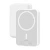 Powerbank K26 10000mAh 20W USB-A USB-C MagSafe - balts