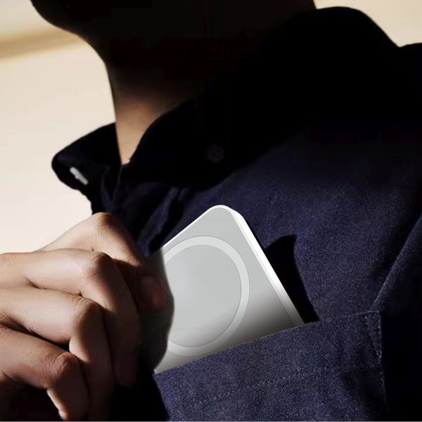 Powerbank K26 10000mAh 20W USB-A USB-C MagSafe - balts