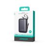 Powerbank 20000mAh 22.5W USB-C ar dubultu kabeli - melns
