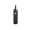 Powerbank 20000mAh 22.5W USB-C ar dubultu kabeli - melns