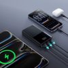 Powerbank 10000mAh 22.5W USB-A USB-C ar displeju JR-QP191 Mini - melns