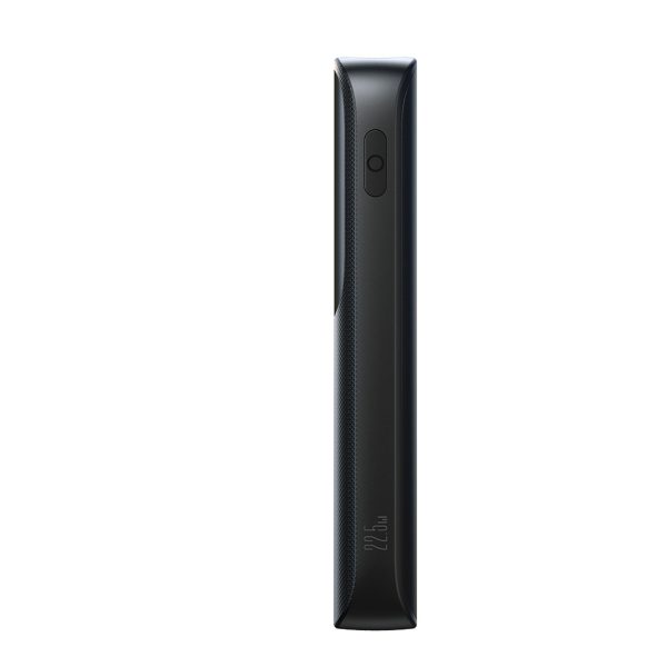 Powerbank 10000mAh 22.5W USB-A USB-C ar displeju JR-QP191 Mini - melns