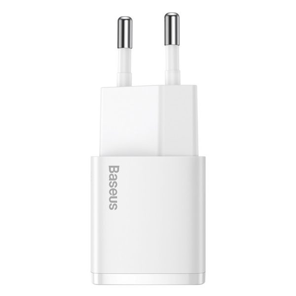 1033537-2-ladowarka-sieciowa-usb-c-pd-cube-20w-biala-baseus-hurtownia-dropshipping.jpg USB-C PD Cube 20W sienas lādētājs - balts