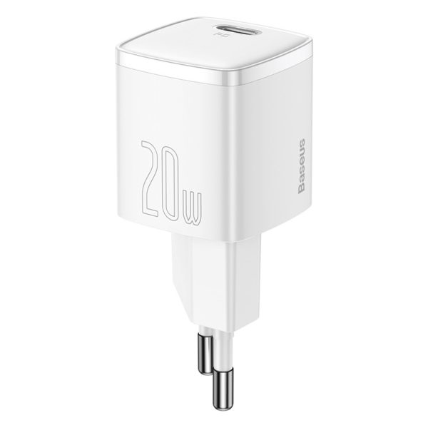 1033537-4-ladowarka-sieciowa-usb-c-pd-cube-20w-biala-baseus-hurtownia-dropshipping.jpg USB-C PD Cube 20W sienas lādētājs - balts