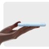 Powerbank 10000mAh 22.5W USB-A USB-C EnerFill FC11 ar displeju un kabeļiem - zils