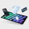 Powerbank 10000mAh 22.5W USB-A USB-C EnerFill FC11 ar displeju un kabeļiem - zils