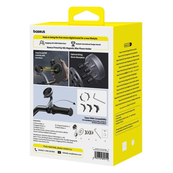 1033545-6-uchwyt-rowerowy-magnetyczny-na-telefon-kierownice-baseus-hurtownia-dropshipping.jpg Magnētiskais velosipēda tālruņa turētājs stiprināšanai pie stūres - pelēks