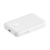 Airpow 6000mAh 20W magnētiskais Power Bank ar Baseus Simple USB-C kabeli - USB-C 30cm - balts