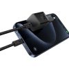 USB-C GaN5 30 W sienas lādētājs ar 100 W USB-C kabeli - melns