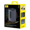 HUB 11in1 dokstacija USB-C USB-A HDMI RJ45 miniligzda 3,5 mm - pelēka
