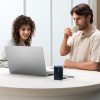 10000mAh magnētiskais Power Bank ar statīvu un iebūvētu USB-C Qi2 MagSafe 30W kabeli - melns